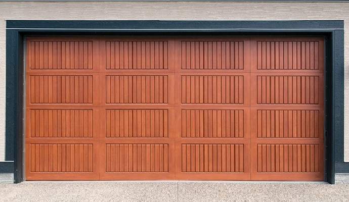 Fiberglass garage door