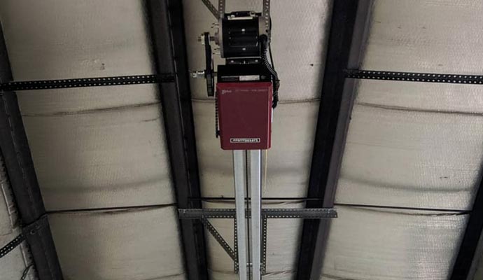 Ceiling mounted opener
