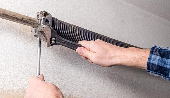 Garage door spring repairing service