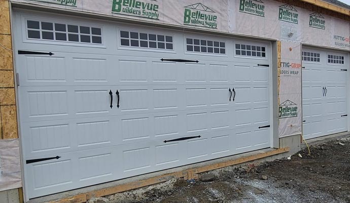 Sectional garage door