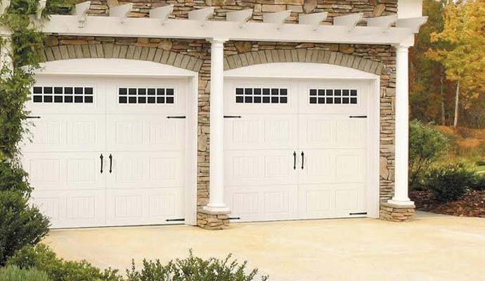 Luxury carriage-house garage door