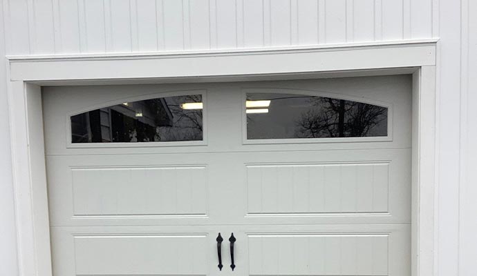 Modern sectional garage door