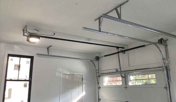 Residential garage door opener system